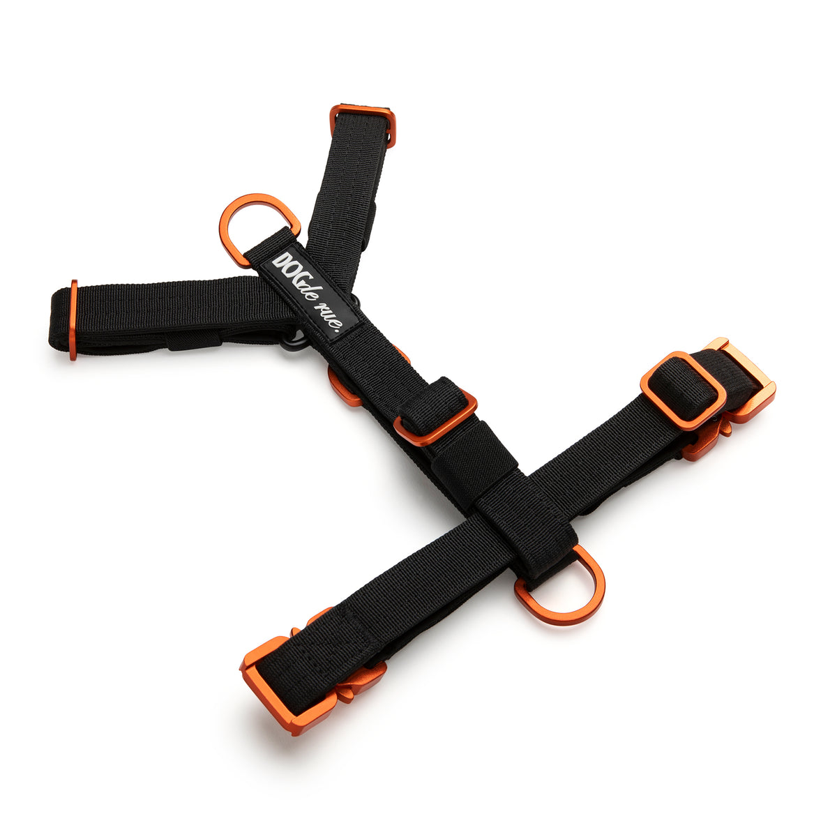 Harnais Anti - Traction Petits Chiens – Signature – Hot Orange - Dog De Rue
