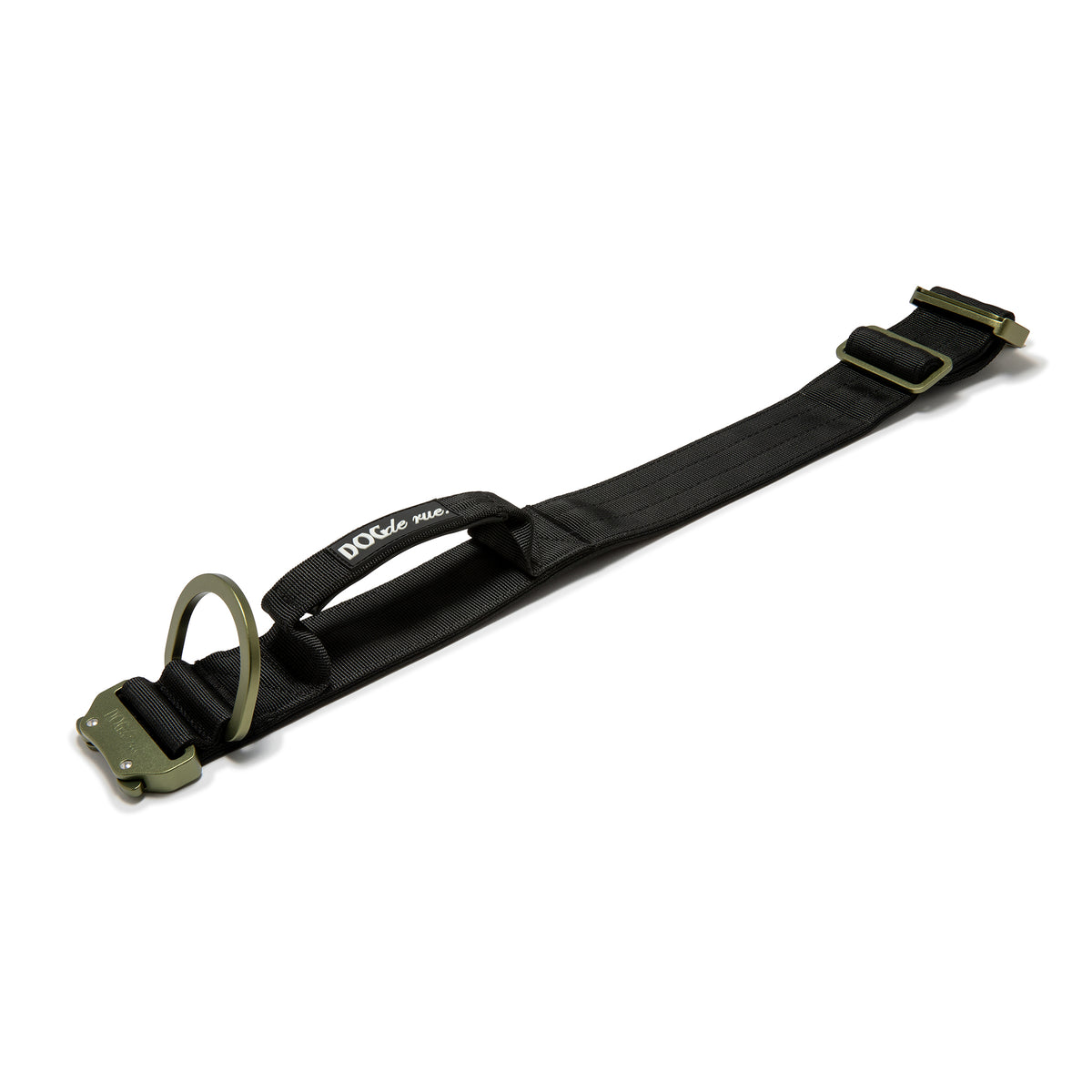 Collier Tactique 5cm – Signature – Army Green - Dog De Rue