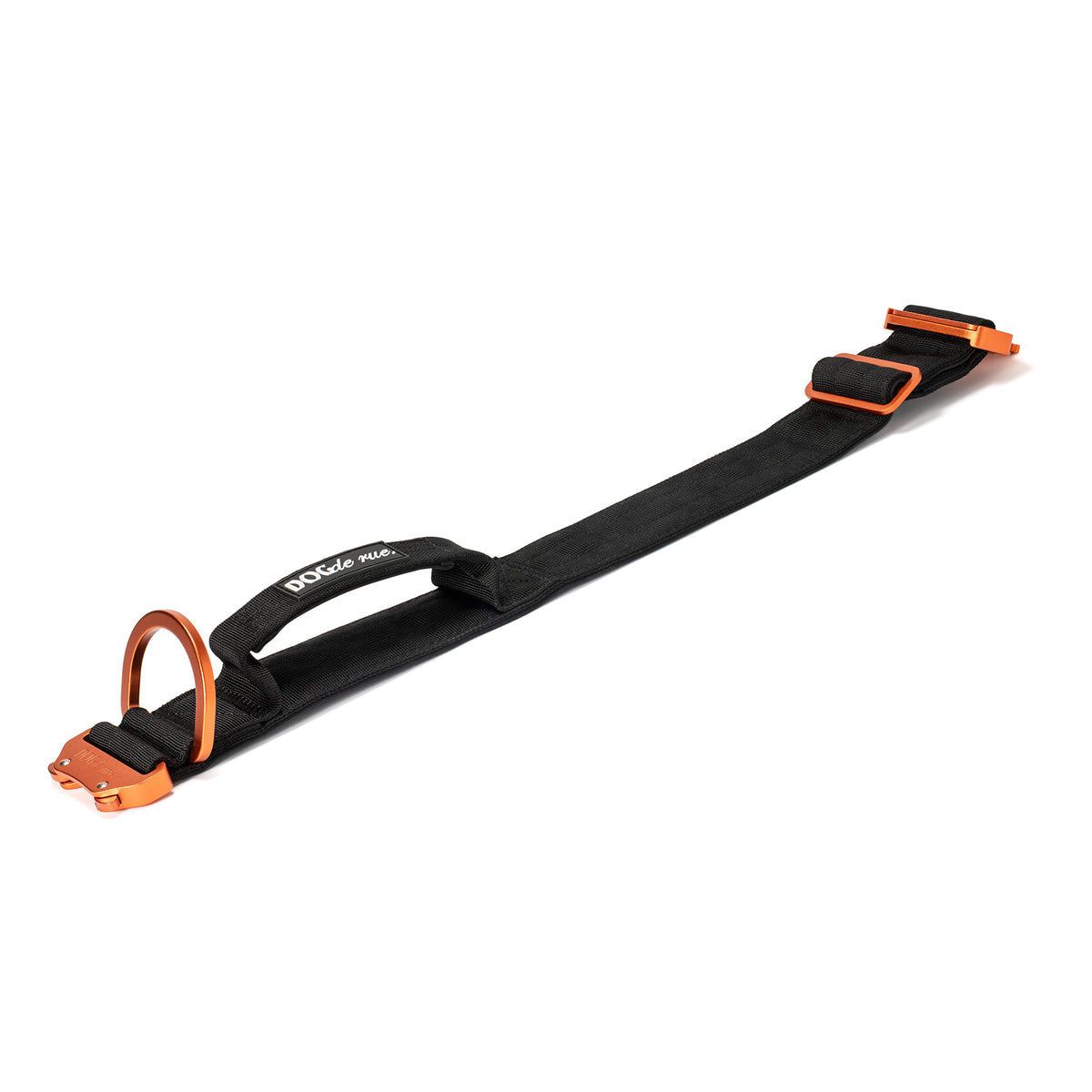 Collier Tactique 5cm – Signature – Hot Orange - Dog De Rue