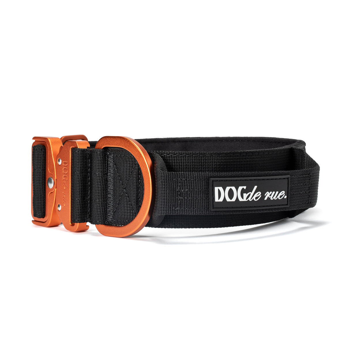Collier Tactique 5cm – Signature – Hot Orange - Dog De Rue