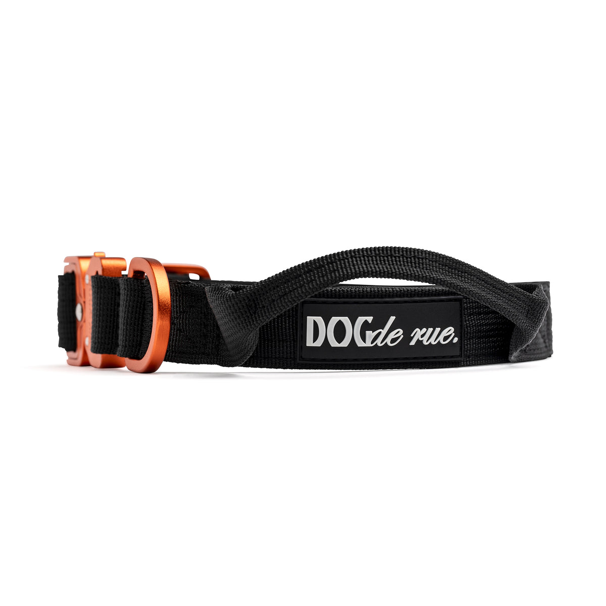 Collier Tactique 2,5cm – Signature – Hot Orange - Dog De Rue