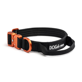 Collier Tactique 2,5cm – Signature – Hot Orange - Dog De Rue