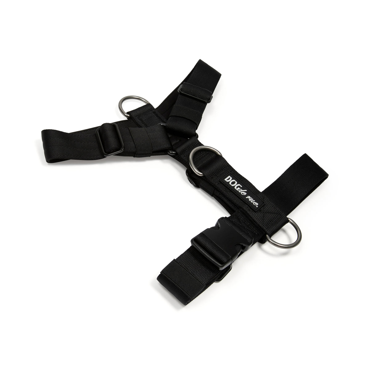 Harnais Anti - Traction - Élite Noir - Dog De Rue