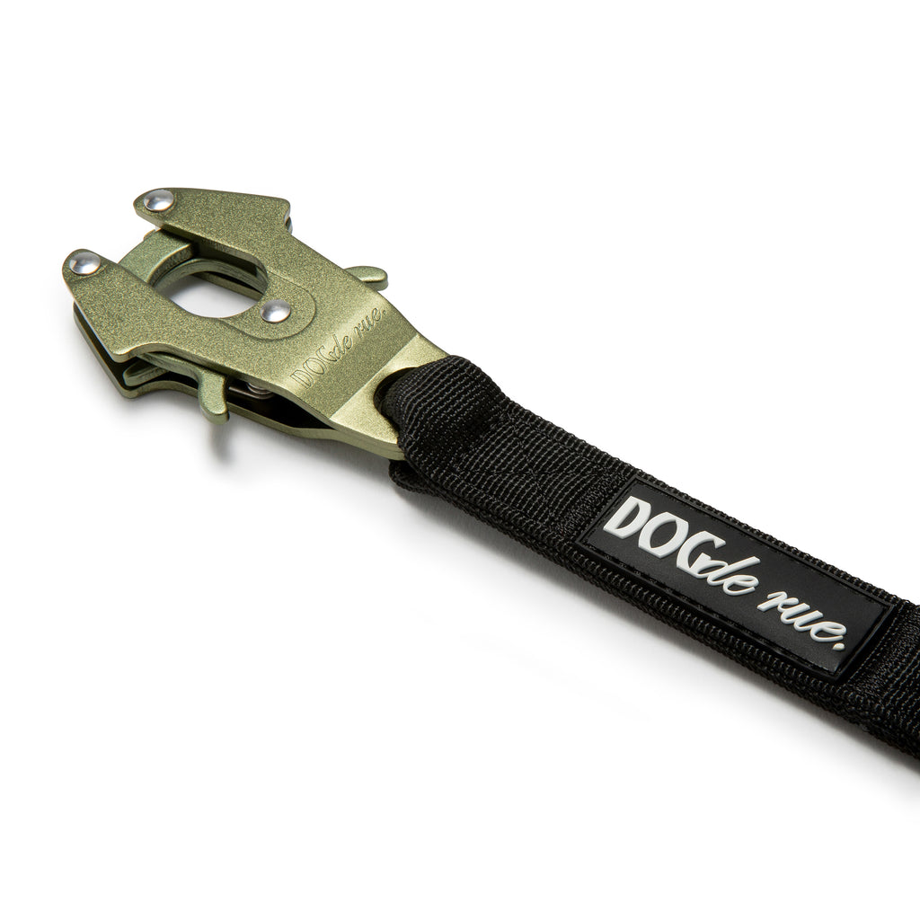 laisse tactique dogderue signature army green incliné
