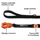 Laisse Tactique – Signature – Hot Orange - Dog De Rue