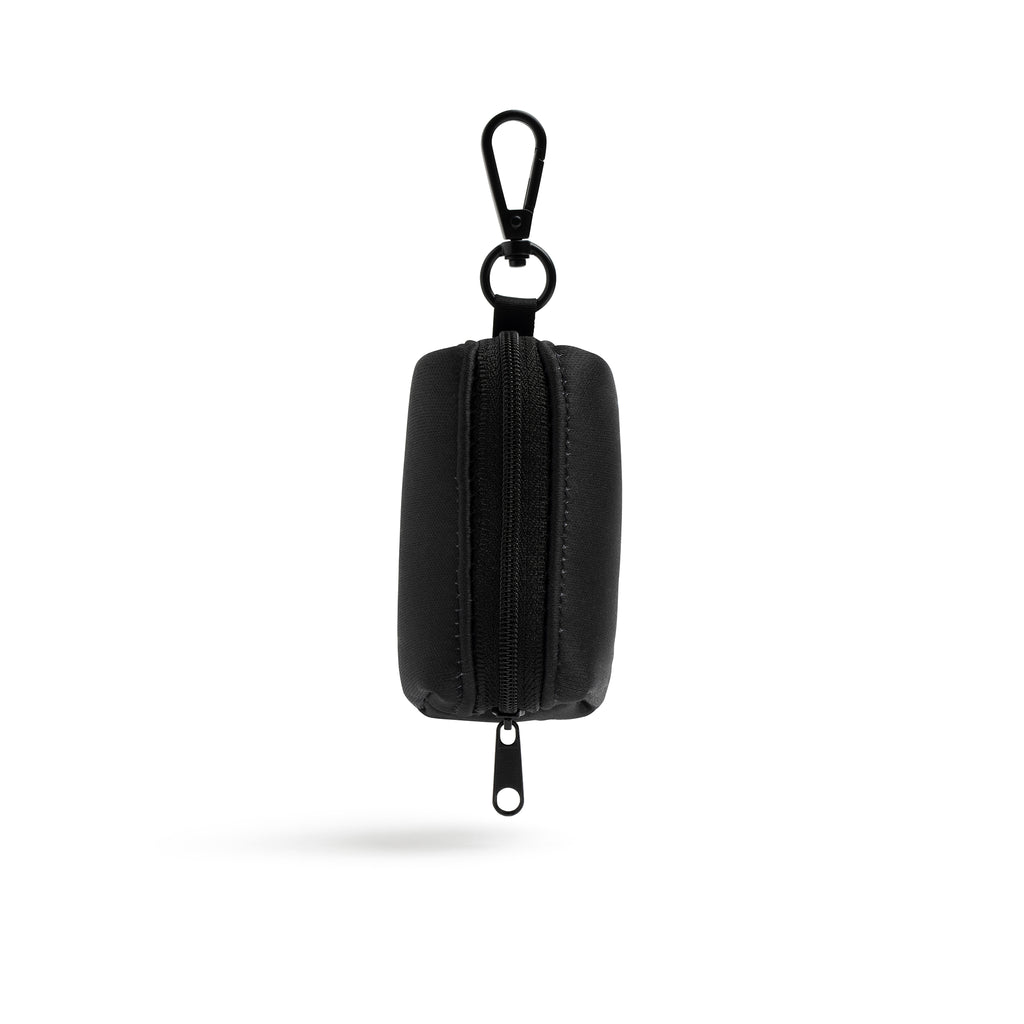 porte sacs dejections noir zip